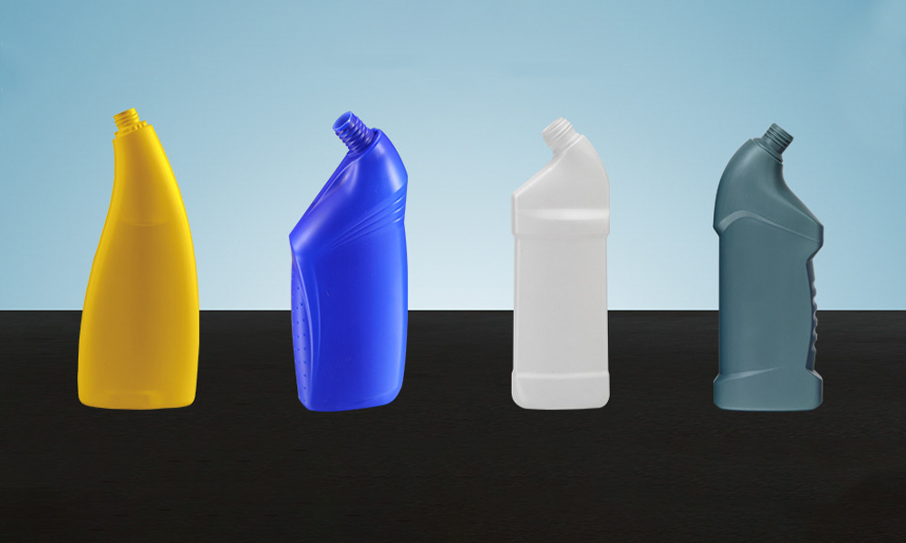 Mesin pengacuan tamparan botol tandas leher condong